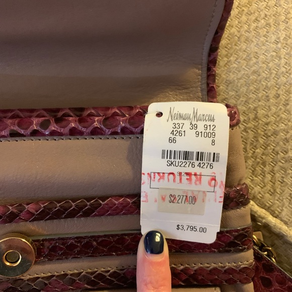 Authentic Chloe Crossbody. NWT. Light purple with dark purple & green accents. - Picture 7 of 12